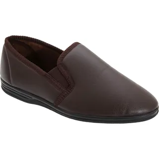 Zedzzz Herren Ivor Hausschuhe / Pantoffeln DF844 (47 EUR) (Braun) - Braun - 47