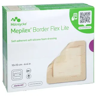 CC Pharma GmbH MEPILEX Border Flex Lite Schaumverband 10x10 cm 5 st
