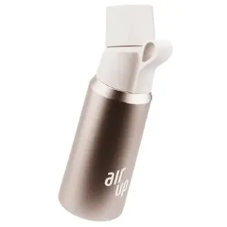 AIR UP Trinkflasche Stahl Silber 850 ml + 3 Pods