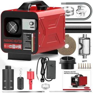 Vevor Diesel-Luftheizung 12 V 5-8 kW tragbar CYJRQL220V8KWL2YVV2