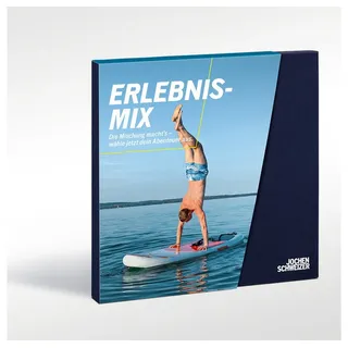 Jochen Schweizer Erlebnisgutschein Geschenkbox Erlebnismix, Kunterbunte Erlebniswelt