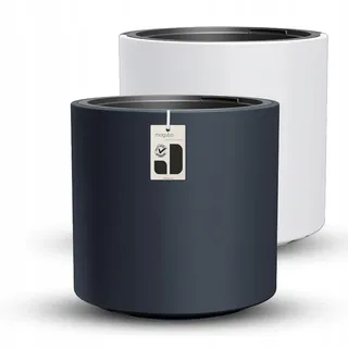 Pflanzkübel Groß Außen - Blumentopf Outdoor Für Garten, Terrasse Oder Balkon - Hochwertiger Pflanzkübel XXL Aus Robustem Material - Stilvolle Dekoration Für Außenbereiche (MDBHER, ⌀30 cm Anthrazit)