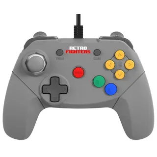Retro Fighters Next Gen N64 Brawler64 Wired Gamepad - Grey - Nintendo 64