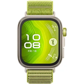 Huawei Watch Fit 4 Pro Titan Nylonarmband Grün