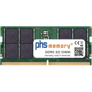 PHS-ELECTRONIC PHS-memory RAM Speicher kompatibel mit Ugreen NASync DXP4800 DDR5 SO DIMM 4800MHz PC5-38400S
