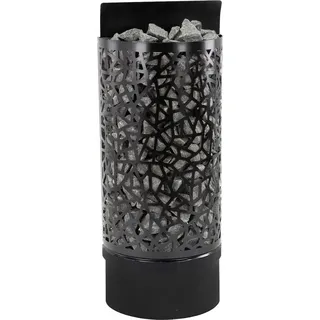 InfraWorld Saunaofen Atlas Wall Black 6 kW + Saunasteine