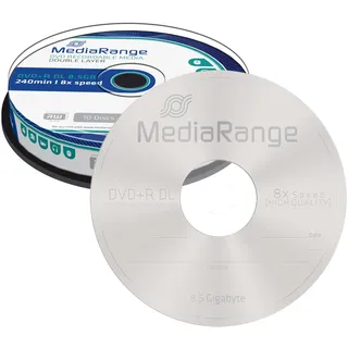 MediaRange DVD+R DL 8,5GB 8x 10er Spindel (MR466)