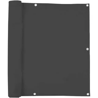 jarolift Balkonbespannung Basic, Balkon Sichtschutz Windschutz Sonnenschutz Balkon-Verkleidung, Wasserdicht, 300 x 90 cm,(16 Ösen) Anthrazit