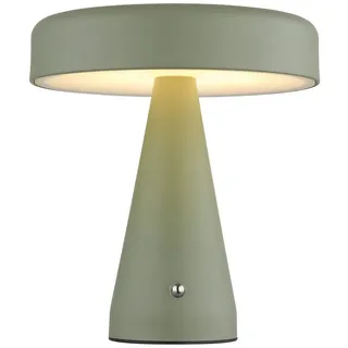 homsy by Ana Johnson LED Tischleuchte NORVA Akkutischleuchte, Dimmfunktion, Ein-/Ausschalter, Farbsteuerung, USB-Anschluss mit Ladefunktion, USB-Ladefunktion, mehrere Helligkeitsstufen, LED fest integriert, warmweiß - kaltweiß, Akku-Tischlampe USB-C, CCT, wiederaufladbar, Akku, dimmbar grün