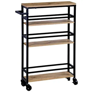 KESPER Nischenwagen, schwarz 81x50x15cm