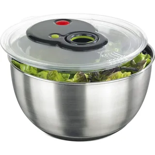 Emsa Salatschleuder Turboline Edelstahl 4,5 Liter