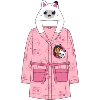 CERDÁ LIFE'S LITTLE MOMENTS Unisex Kinder Batín Gabby ́s Dollhouse Suave Y Niñas Con Capucha Y Cinturón – Bata Casa Gabby ́s Calentita Y Cómoda Tejido Tipo Polar Batin (1er Pack) - 3 Jahre