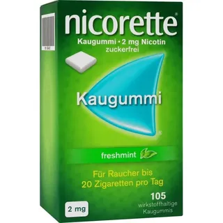 Nicorette Freshmint 2 mg Kaugummi 105 St.