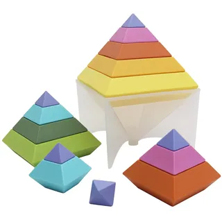 GOWI Regenbogen Pyramide 15-tlg.