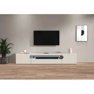 Home Affaire REAL TV-Möbel Lowboard 240 cm 40 cm x 40 cm kaschmir Matt Holzwerkstoff