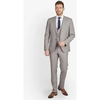 SteffenKlein Anzug Slim-Fit (3-tlg) beige 56