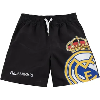 CERDÁ LIFE'S LITTLE MOMENTS Real Madrid Badehose für Kinder, offizielle und schnell trocknende Badehose für Kinder mit Vereinswappen für Strand und Pool, schwarz, 6 Jahre - 6 Jahre