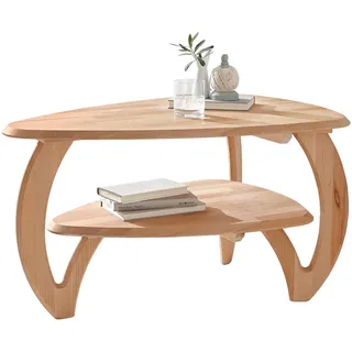 Linea Natura Couchtisch, Buche, Holz, Kernbuche, massiv, Freiform, eckig, 60x50x90 cm, Holzmöbel, Holztische, Couchtische Holz