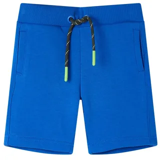 vidaXL Kindershorts mit Kordelzug Blau 104