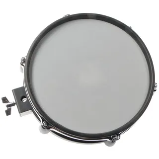 FAME E-Drum Pads,FSPDD10-W Dual Tom Pad 10 Professionelles E-Drum Pad Stereo Trigger Mehrlagiges Gewebefell Robuste Konstruktion Stimmbar Kompatibel mit Hybrid Pro DD-ONE Modellen, E-Drums, Tom & Snare Pads, FSPDD10-W Dual Tom Pad, E-Drum Pad, Stereo Trigger
