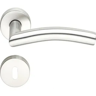 Meintürgriff Drückergarnitur Neapel Edelstahl Türgriff Türdrücker Rosettengarnitur