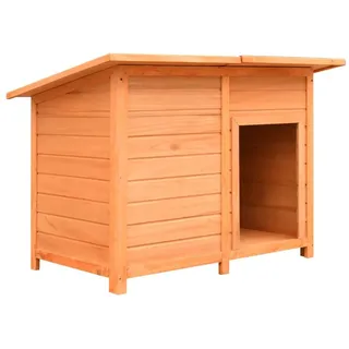 vidaXL Hundehütte Kiefernholz Tannenholz 120x77x86 cm