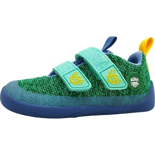 Affenzahn Knit Happy Paradisvogel Klettschuh Grün - Grün - 25