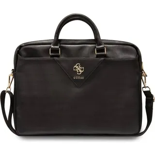 GUESS PU Grained 4G Metal Logo 15/16 - black 16" Schwarz