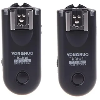 Yongnuo Fernauslöser Kabellos, Blitzauslöser rf-603ii N1 Für Nikon D-Serie und ähnliche.