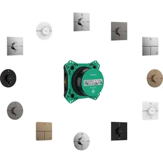 Hansgrohe ShowerSelect Comfort E Thermostat Unterputz für 2 Verbraucher, chrom