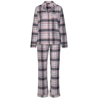 H.I.S. H.I.S Damen Pyjama rosa-kariert Gr.34