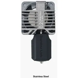 Bambu Lab 0.2mm Complete Hotend Assembly with Stainless Nozzle - P1 Series