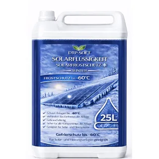 25L Solarflüssigkeit für alle Kollektoren Fertiggemisch u. Konzentrat  -60°C TOP