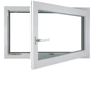 josefmeeth Kellerfenster 60 x 40 cm DIN rechts 1-flügelig Dreh-Kipp weiß