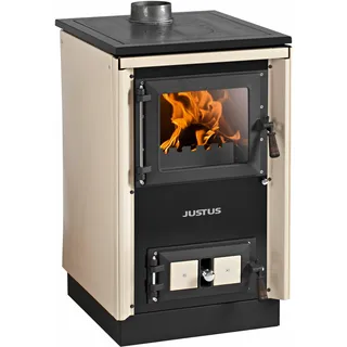 Justus Küchenofen Rustico 50 2.0 Stahl Creme 7 kW