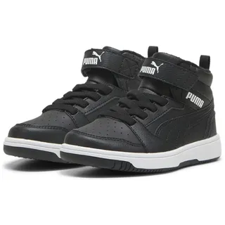 Puma Rebound V6 Mid Winterized AC+ Sneaker Kinder 01 black/white 28