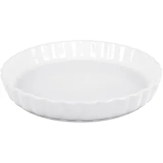 Tortenbodenform Prisma Steingut, Ø 12,5cm, H 3cm, weiß