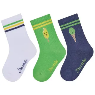 Sterntaler Socken 3er-Pack Eis in weiß | Gr.: 18