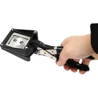 CHFUNE Fotoschneider Handlicher 35x45mm, Passbildstanze Foto Id Stanzmaschine mit robustem Design und sauberen Schnittkanten, ideal für Bewerbungsmappen