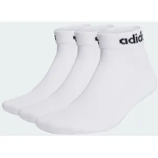 adidas Linear Crew Cushioned Socken 3er Pack White / Black 43-45