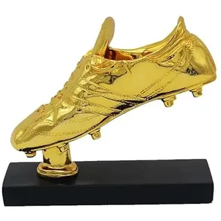Yiwoop 18k Golden Boot Trophy Award Shoes Replica The Best Player Trophy Cup Fans Souvenir Collectibles