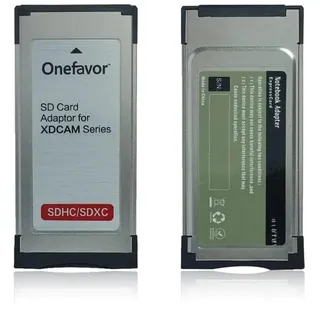 Onefavor SXS Speicherkarte Adapter SD SDHC SDXC Karte in SXS Adapter für Sony EX1R EX280