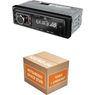 JUST SOUND best choice for caraudio Autoradio Einbaupaket JBL Celebrity 150 passend für Mitsubishi Space Star | Bluetooth USB