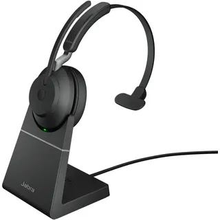 JABRA Evolve2 65 USB-A UC Mono schwarz mit Ladestation