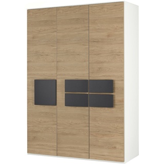 Röhr Kleiderschrank Clip 151 x 215 cm Holzoptik Braun Eiche