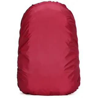 Lukery 2 Stück Regenschutz für Rucksäcke Universeller Wasserdichter Rucksack Regenschutz (15-85L) für Radfahren, Reisen, Wandern, Camping, Klettern (XS,Burgunderrot)