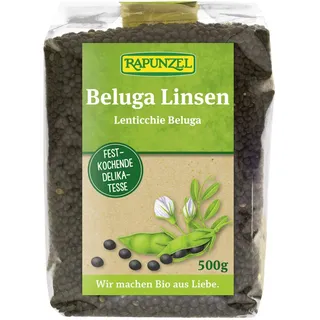 Rapunzel Beluga Linsen schwarz bio