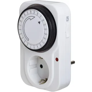 Tageszeitschaltuhr mechanisch Weiß