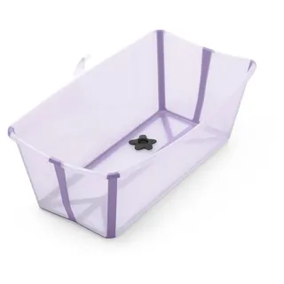 Stokke Flexi Bath® Transparent Lavender mit hitzeempfindlichem Stöpsel, Lila