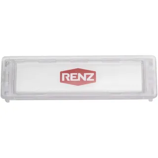 Renz Metallwaren. Namensschild 97-9-82016 transp